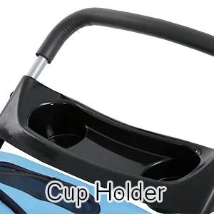 Close-up of a cup holder on a vehicle's dashboard with 'Cup Holder' text overlay.