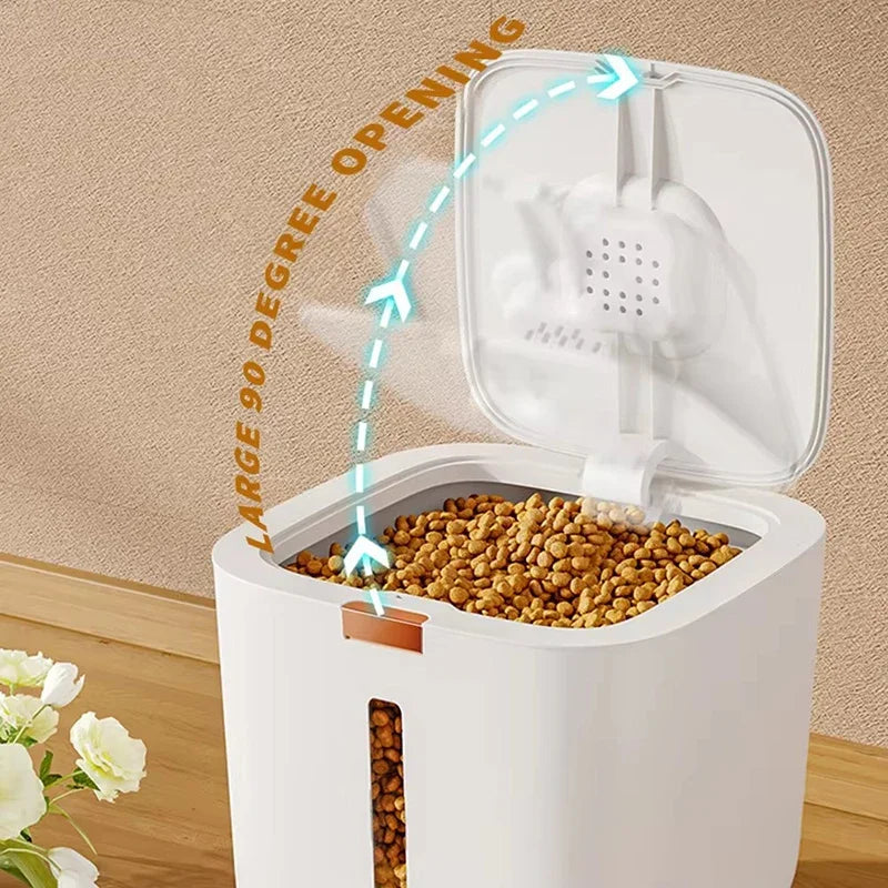 Large Dog Food Container – Airtight Cat Food Storage Barrel